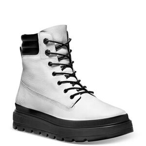 Timberland boots woman’s Ray City White Leather Waterproof